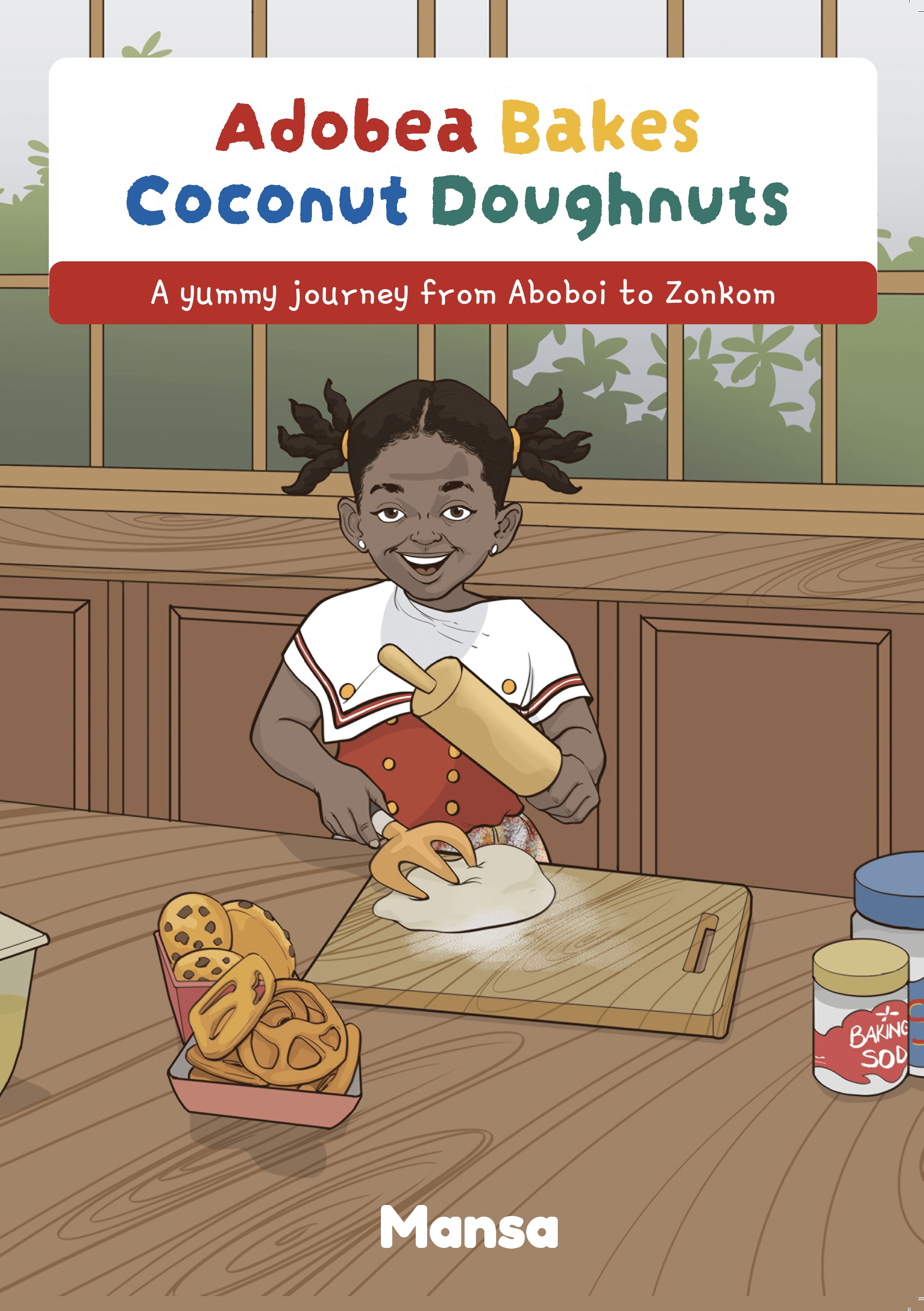 Adobea Bakes Coconut Doughnuts