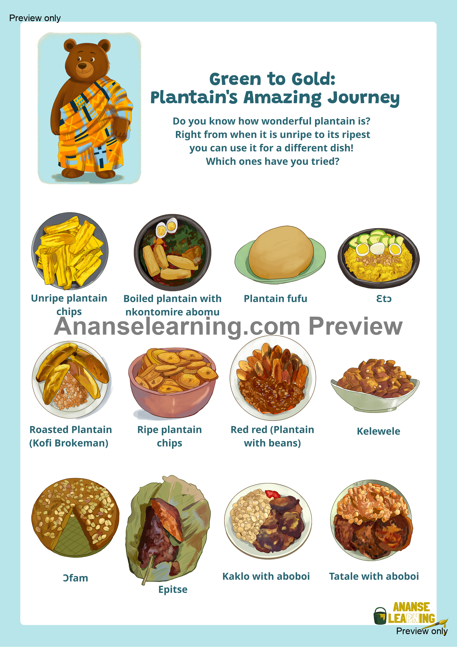 Plantain's Amazing Journey